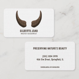 Tarjeta De Visita Master Taxidermist