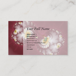 Tarjeta De Visita Masticador de huesos de perro - Fractal