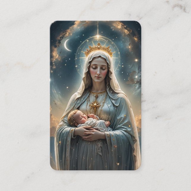 Tarjeta De Visita Mater Dei (Anverso)