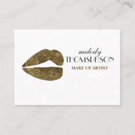 Tarjeta De Visita Materia estándar de maquillaje