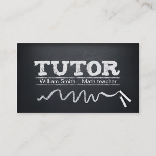 Tarjeta De Visita Math Tutor / Any Tutor