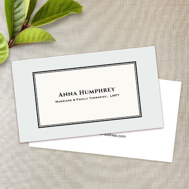 Tarjeta De Visita Matrimonio y terapeuta familiar (Subido por el creador)