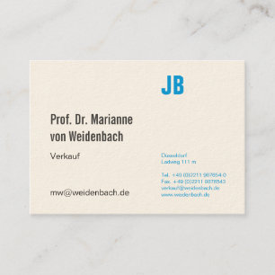 Tarjeta De Visita Máximo elegante