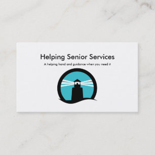 Tarjeta de visita mayor de servicios del compañer