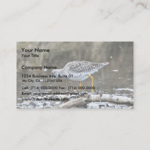Tarjeta De Visita Mayor Yellowlegs