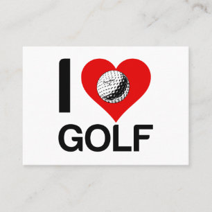 TARJETA DE VISITA ME ENCANTA EL GOLF