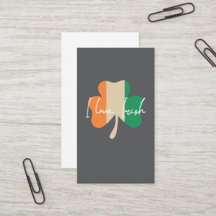 Tarjeta De Visita ¡Me encanta lo irlandés!