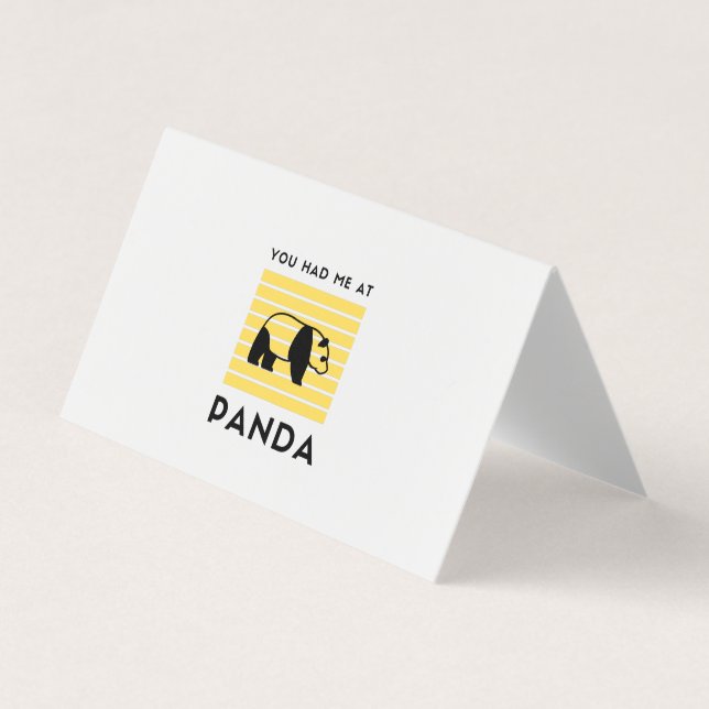 Tarjeta De Visita Me tenías en Panda (Anverso)