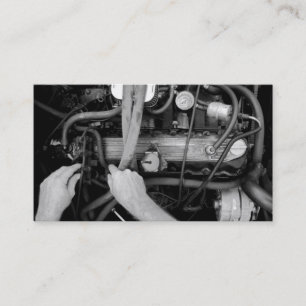 Tarjeta de visita mecánica