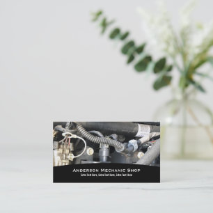 Tarjeta de visita mecánica