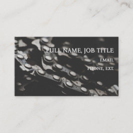 Tarjeta de visita mecánica