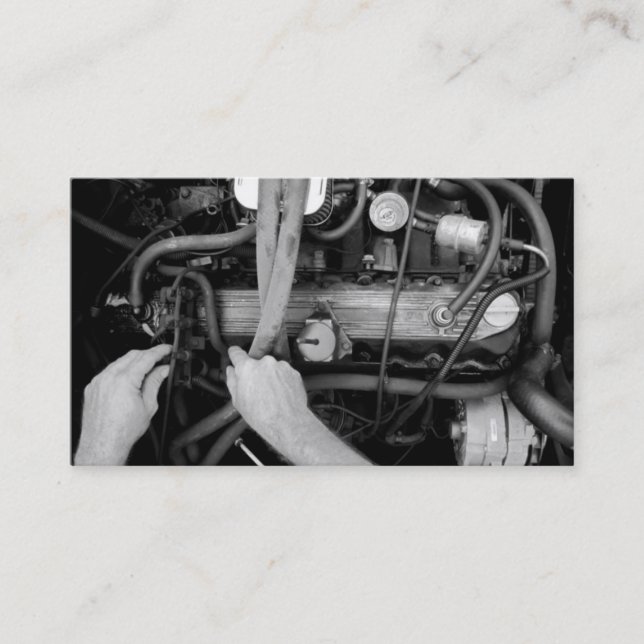 Tarjeta de visita mecánica automática (Anverso)