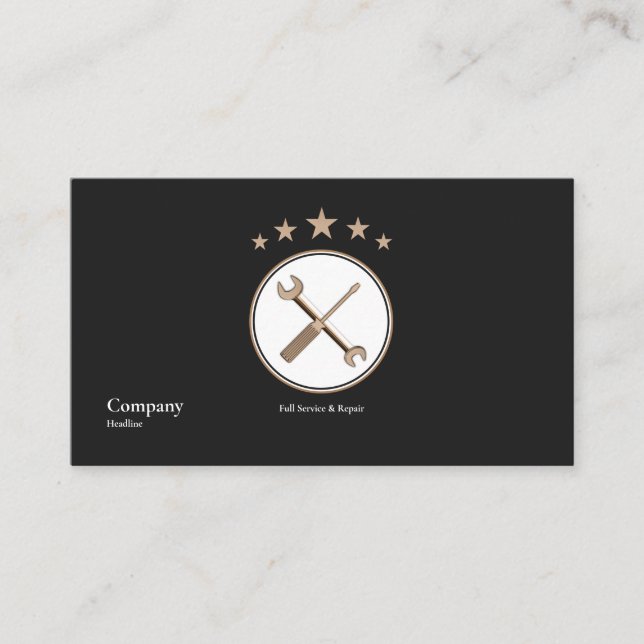 Tarjeta De Visita Mecánico (Anverso)