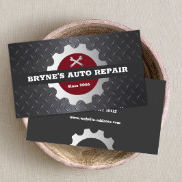 Tarjeta De Visita Mecánico automático