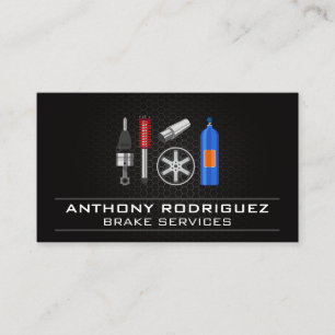 Tarjeta De Visita Mecánico automático   Partes de coche