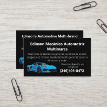 Mecánico Automotriz Mecánico Bilingual