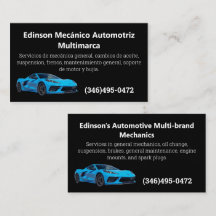 Mecánico Automotriz Mecánico Español Inglés