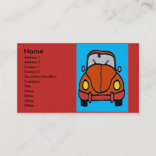 Tarjeta De Visita Mecánico del coche , Añadir texto