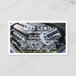 Tarjeta De Visita Mecánico móvil