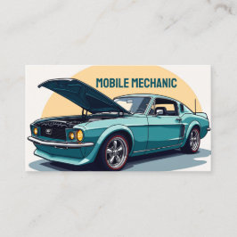 Tarjeta De Visita Mecánico móvil QR para personalizados