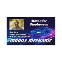 Mecánico Móvil Reparación de Coche Foto Neon Morad