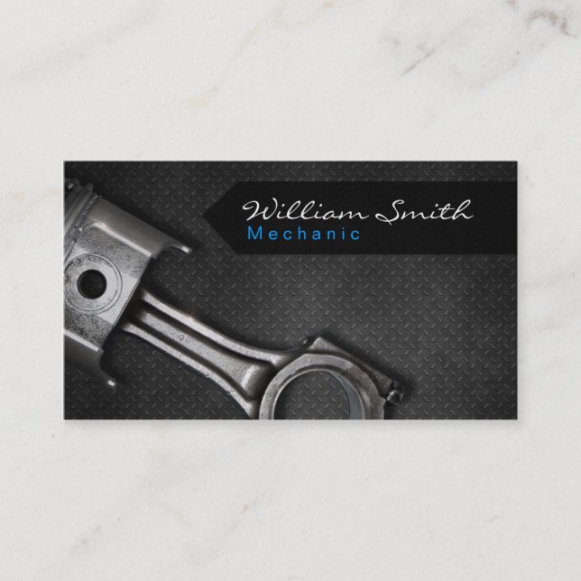 Tarjeta De Visita Mechanic business card (Anverso)