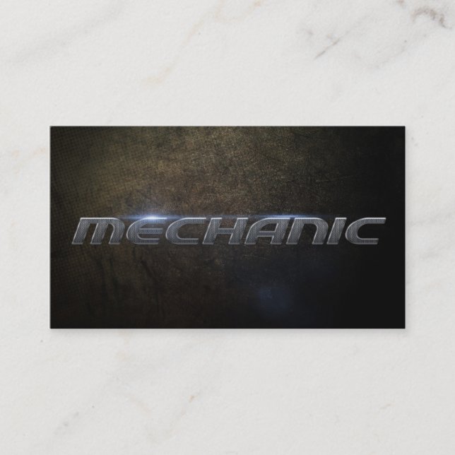 Tarjeta De Visita Mechanic Business card (Anverso)