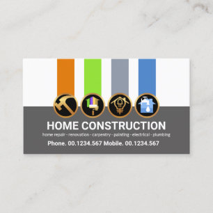 Tarjeta De Visita Medallas para la construcción para la renovación d