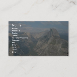 Tarjeta De Visita Media bóveda en el parque nacional de Yosemite