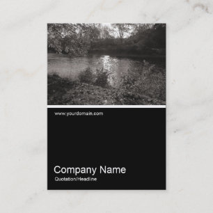 Tarjeta De Visita Media&Half Photo 0268 - Otoño en el parque