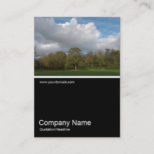 Tarjeta De Visita Media&Half Photo 0275 - Otoño en el parque