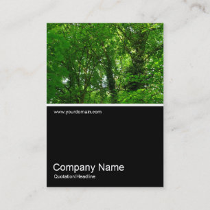 Tarjeta De Visita Media&Half Photo 028 - En los árboles