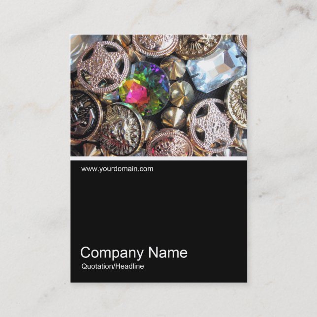 Tarjeta De Visita Media&Half Photo 0372 - Fllea Market Bling (Anverso)