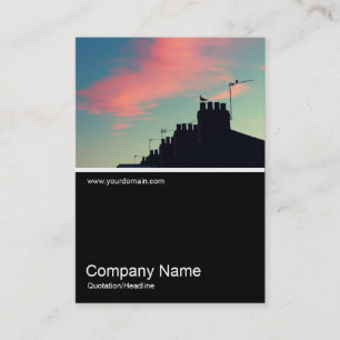 Tarjeta De Visita Media&Half Photo 0386 - Pájaros tempranos