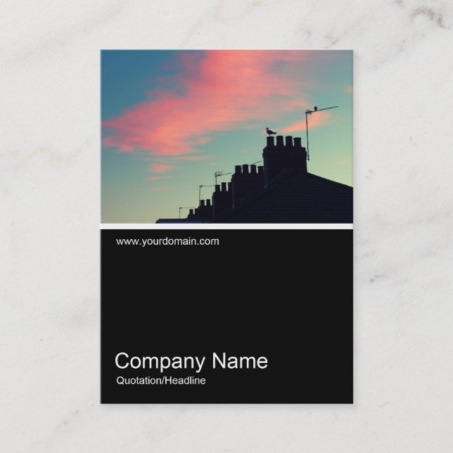 Tarjeta De Visita Media&Half Photo 0386 - Pájaros tempranos (Anverso)