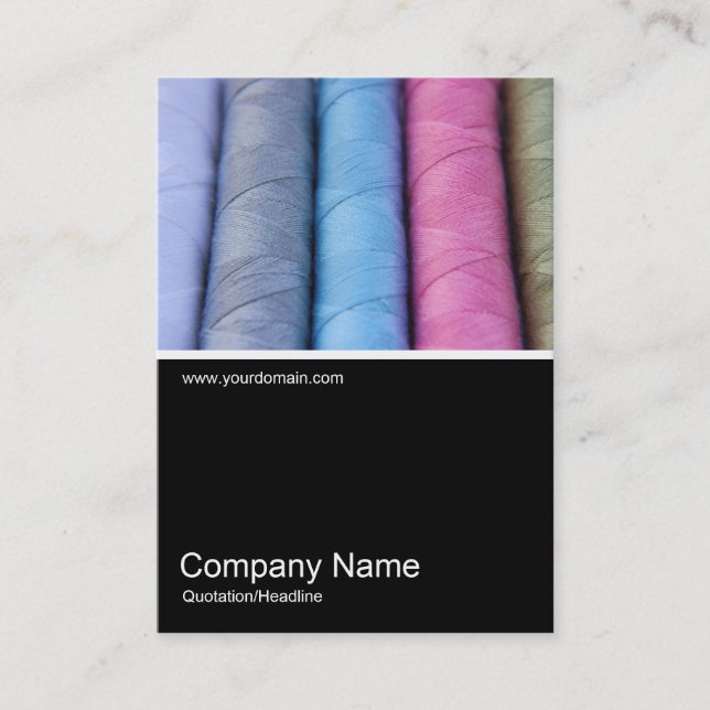 Tarjeta De Visita Media&Half Photo 0394 - Reels of Cotton (Anverso)