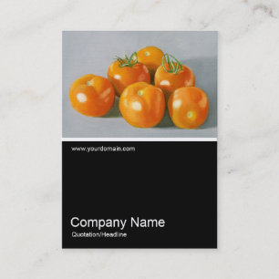 Tarjeta De Visita Media&Half Photo 078 - Tomates jirones, aceite
