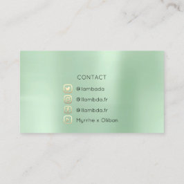 Tarjeta De Visita Media social TwitterYouTubeInstagraFaceFB