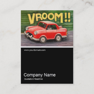 Tarjeta De Visita Media y media foto 087 - Vroom! - Aceite