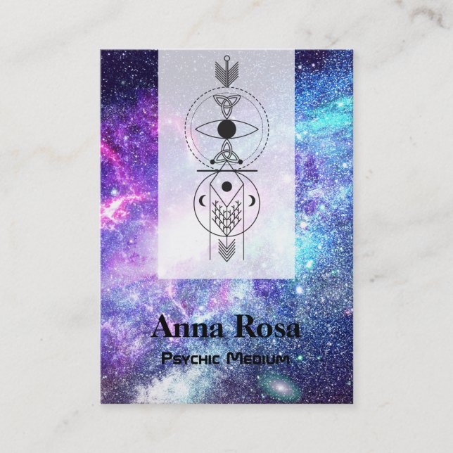 Tarjeta De Visita *~* Mediana de la nebulosa celta del universo míst (Anverso)
