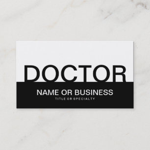 Tarjeta De Visita médica audaz