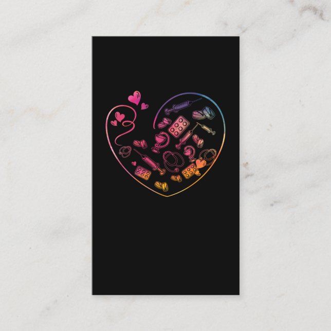 Tarjeta De Visita Médica de Enfermería de Estudiantes de Medicina Ca (Anverso)