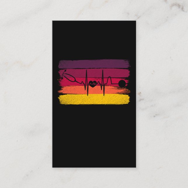 Tarjeta De Visita Médica de Enfermería de Estudiantes de Medicina Re (Anverso)