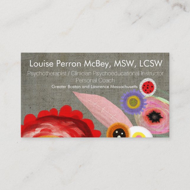 Tarjeta De Visita Médica de salud médica (Anverso)