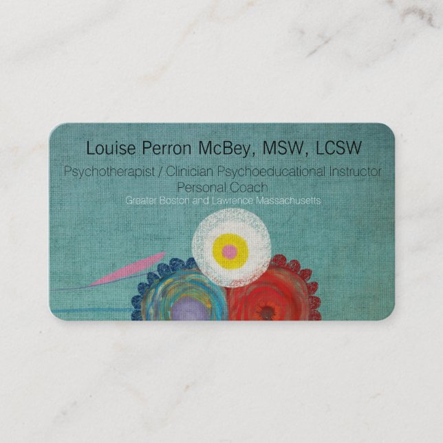 Tarjeta De Visita Médica médico clínico enfermero de cuidado de la s (Anverso)