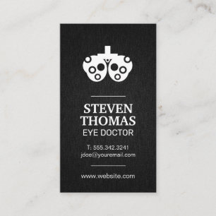 Tarjeta De Visita Médica ocular Phoropter