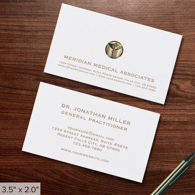 Tarjeta de visita médica profesional (Subido por el creador)