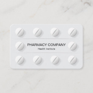 Tarjeta de visita médica profesional de la caja de