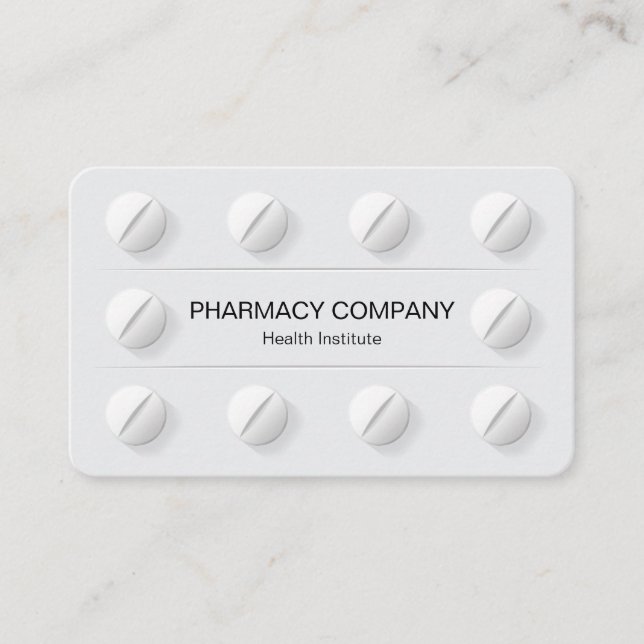 Tarjeta de visita médica profesional de la caja de (Anverso)