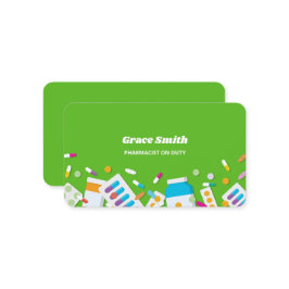 Tarjeta De Visita Medicación de farmacia